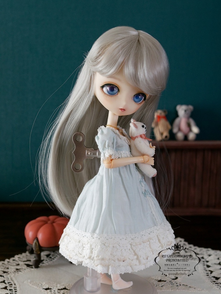 ◆受注生産◆ドール用柱時計のゼンマイ巻き鍵/ハンドメイド品