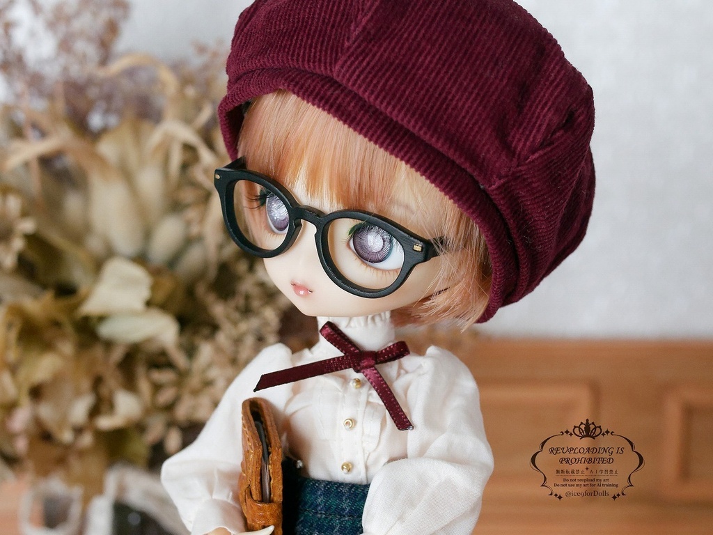 ◆◆ハルモニアシリーズ用メガネ/ハンドメイド