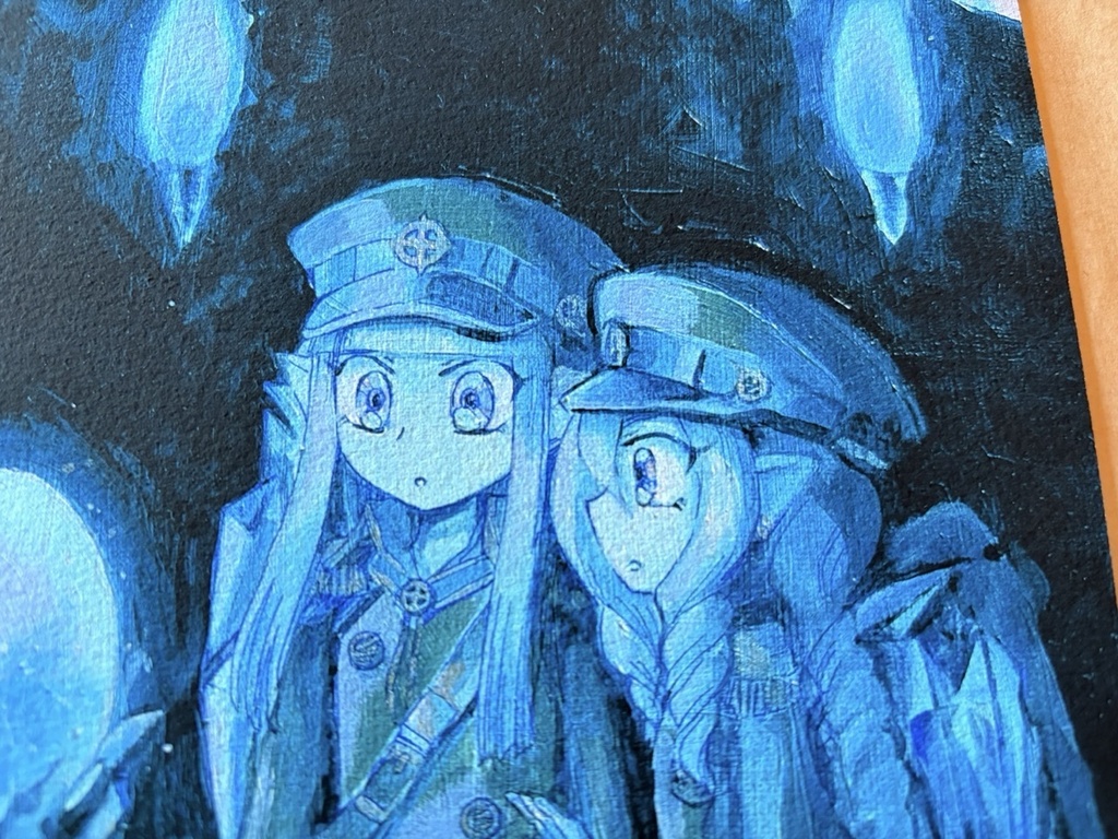 【複製画】青の洞窟と眷属のタマゴ(額装無)