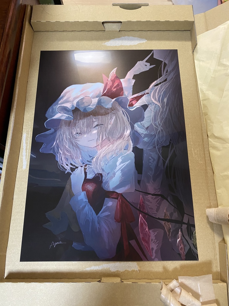 宅急便発送 Agasa描き下ろし A3クリアポスター ぶっとび屋 Booth通販 Booth