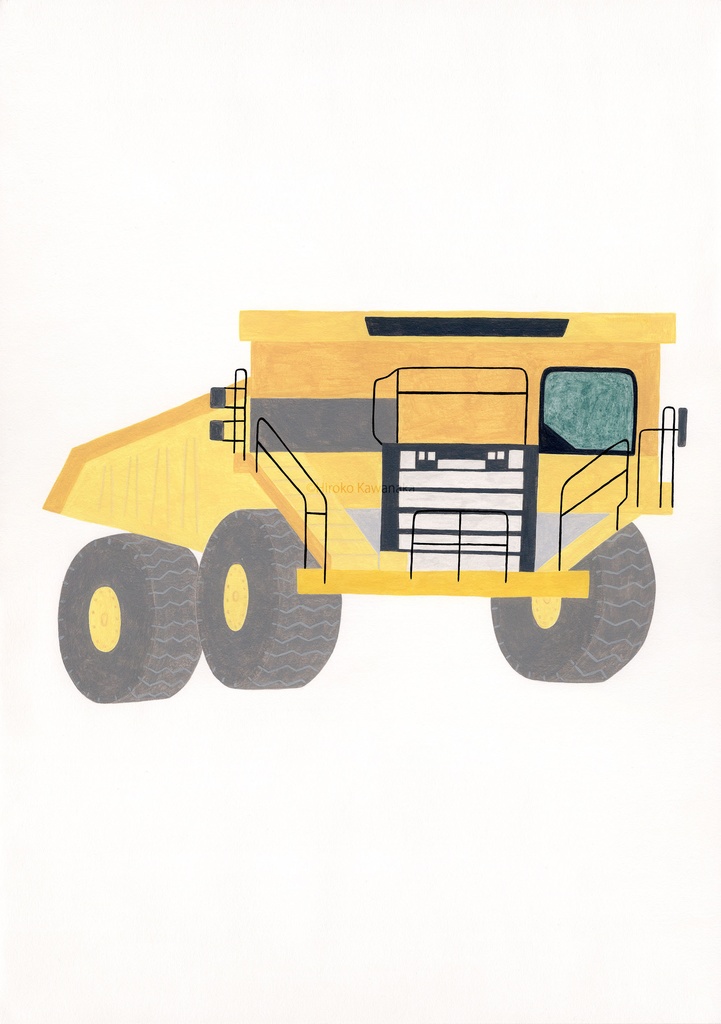 【額付】原画『キャタピラー』