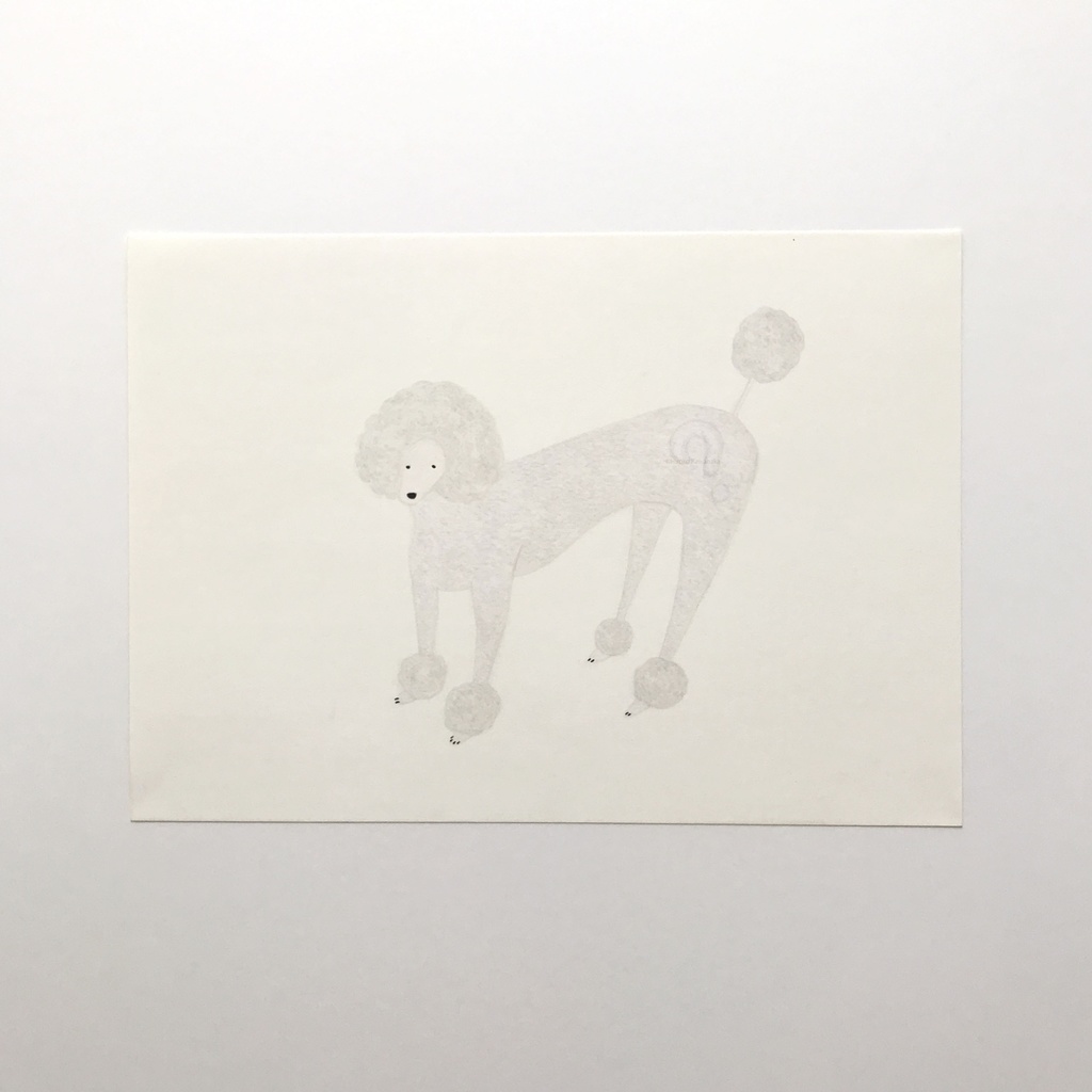 原画『プードル』