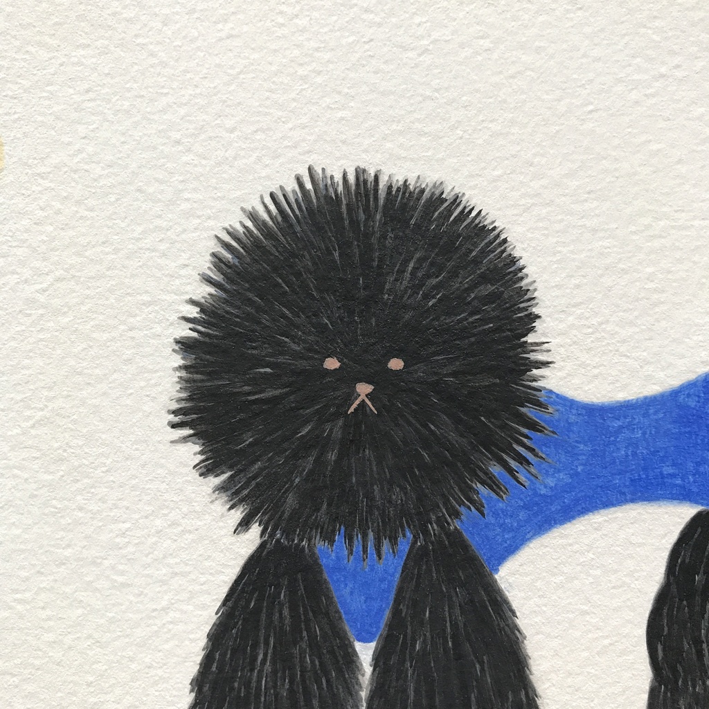 原画『2匹のチワワ』