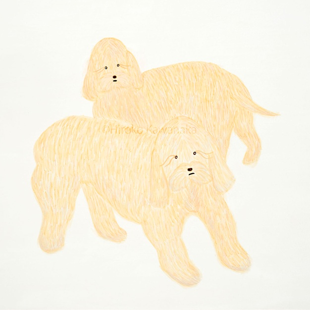 原画『金色の2匹』