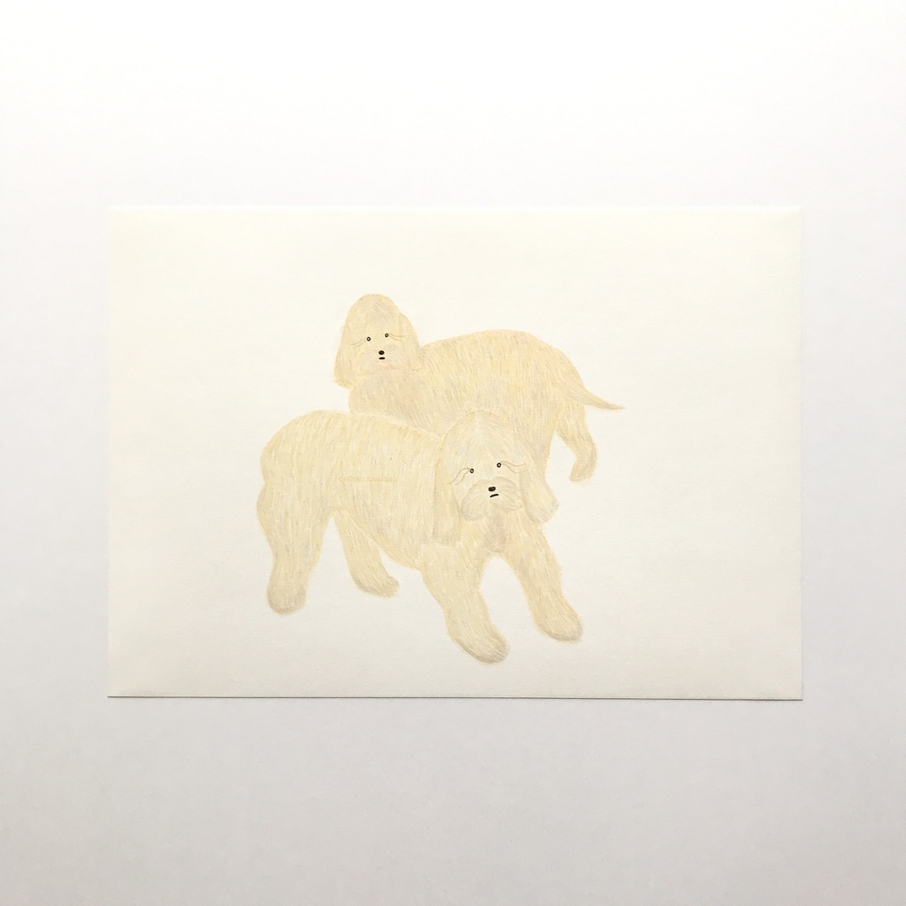 原画『金色の2匹』