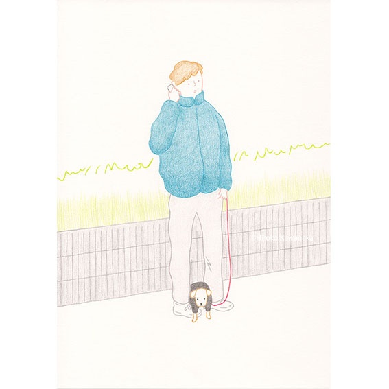 【額付】原画『2020_dog_2』