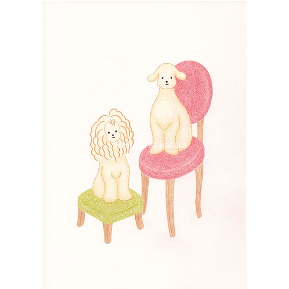 【額付】原画『2020_dog_1』