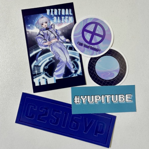 【復刻版】ステッカーセット【白藤由比 半年記念グッズ】