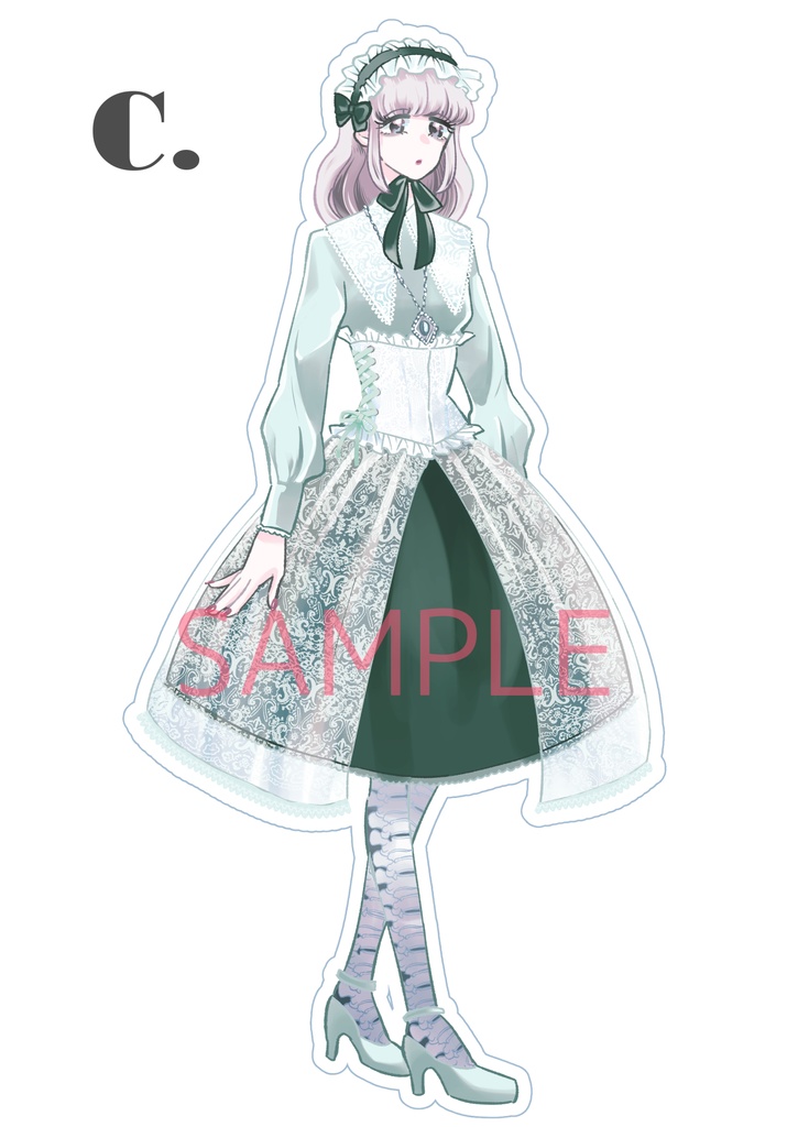 ロリィタさんステッカー各種