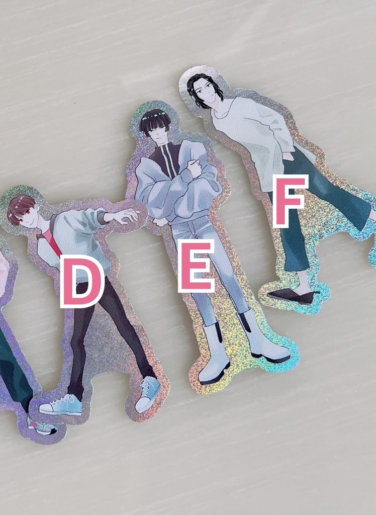 【VACATION】キャラクターステッカー