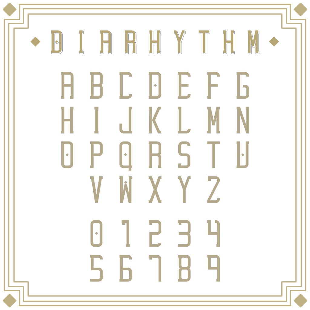 【無料】DIARHYTHM【フォント】
