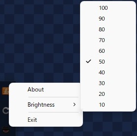 画面を暗くする RakuDimmer