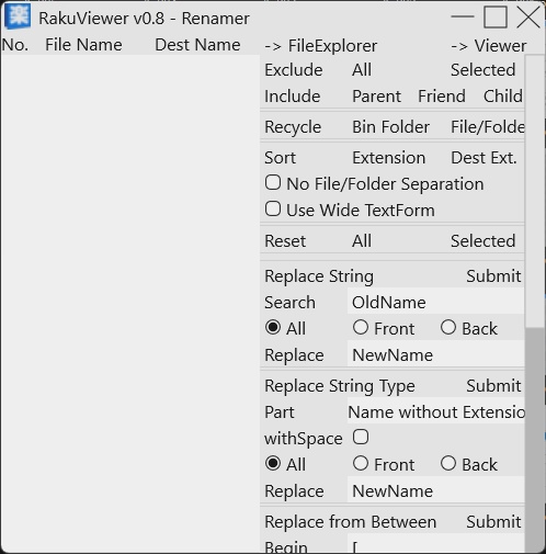 楽な画像ビューア RakuViewer v0.8.x