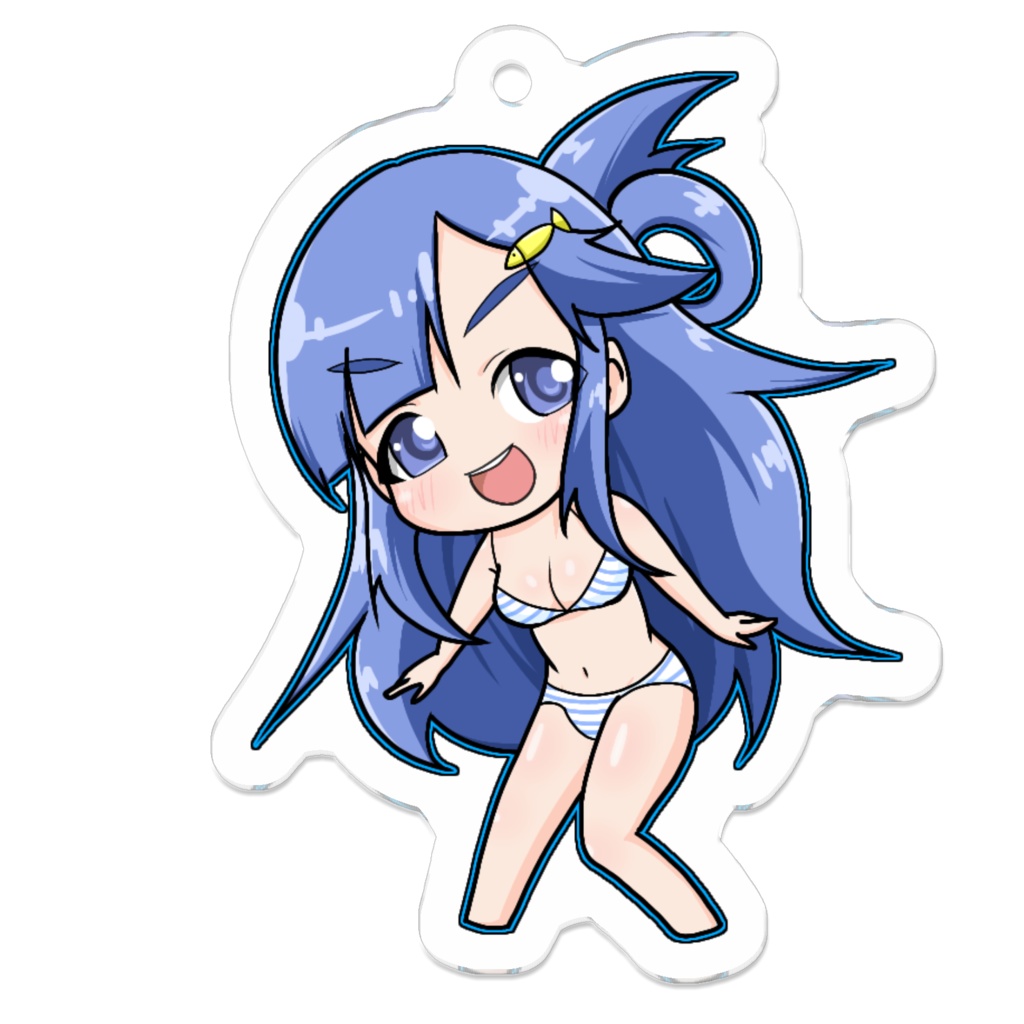 水着七海　アクリルキーホルダー