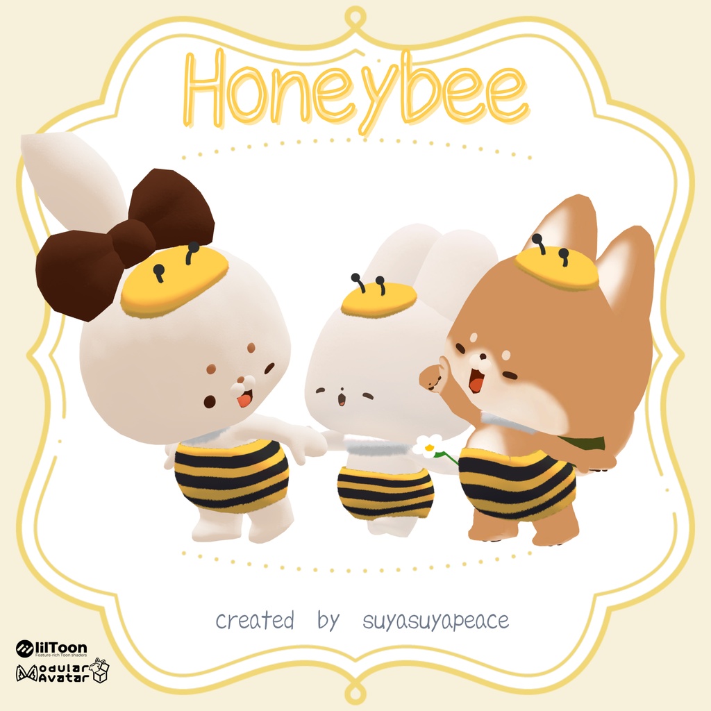 Honeybee【VRChat向け衣装モデル】