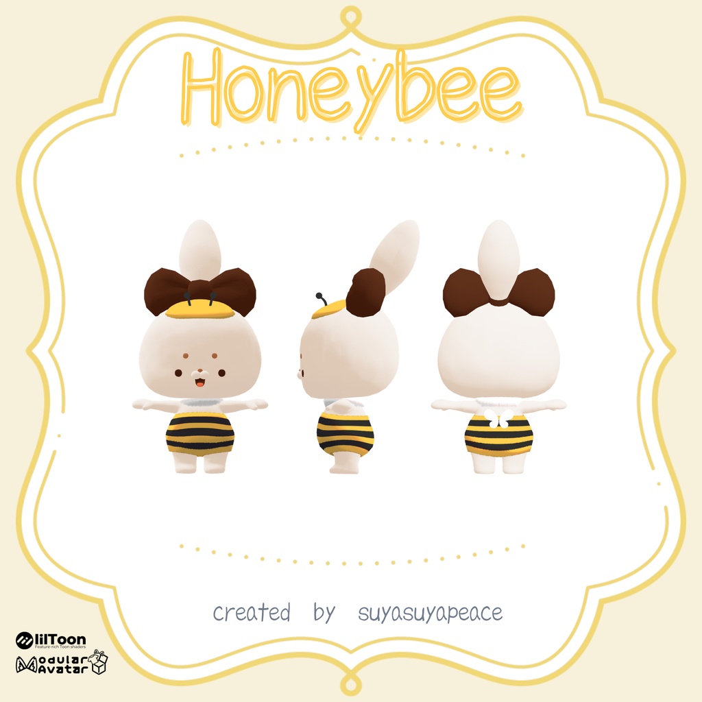 Honeybee【VRChat向け衣装モデル】