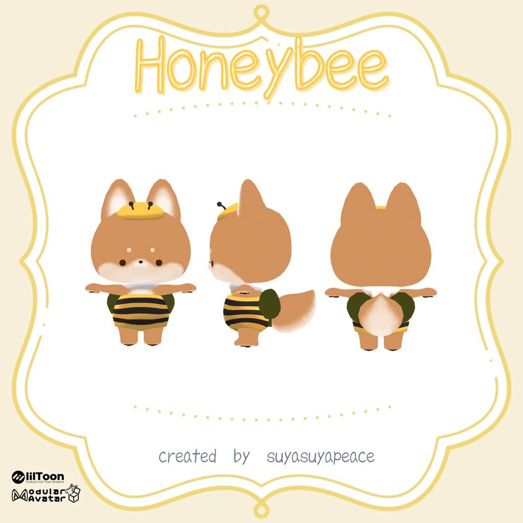 Honeybee【VRChat向け衣装モデル】