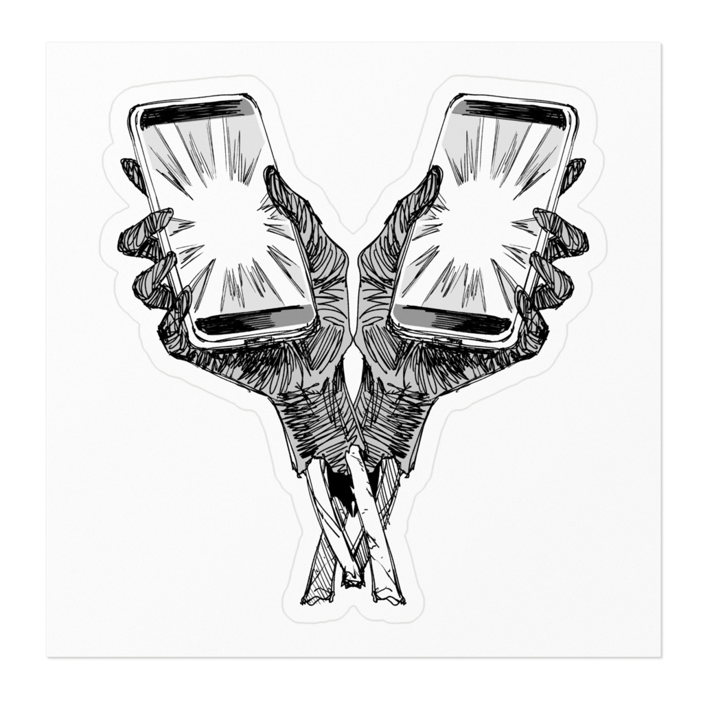 HIKARABI HAND STICKER