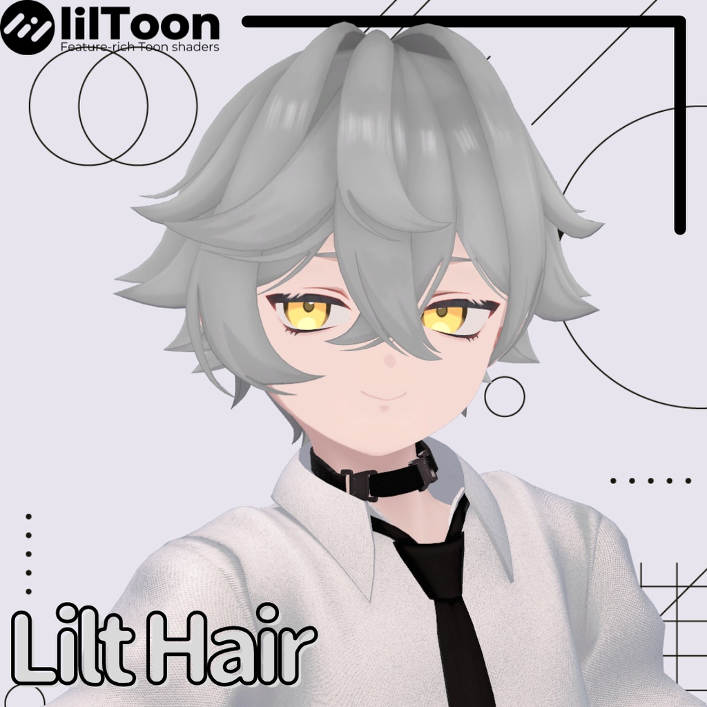 （期間限定SALE！）【15アバター対応】Lilt Hair　|　hair 02【VRchat】