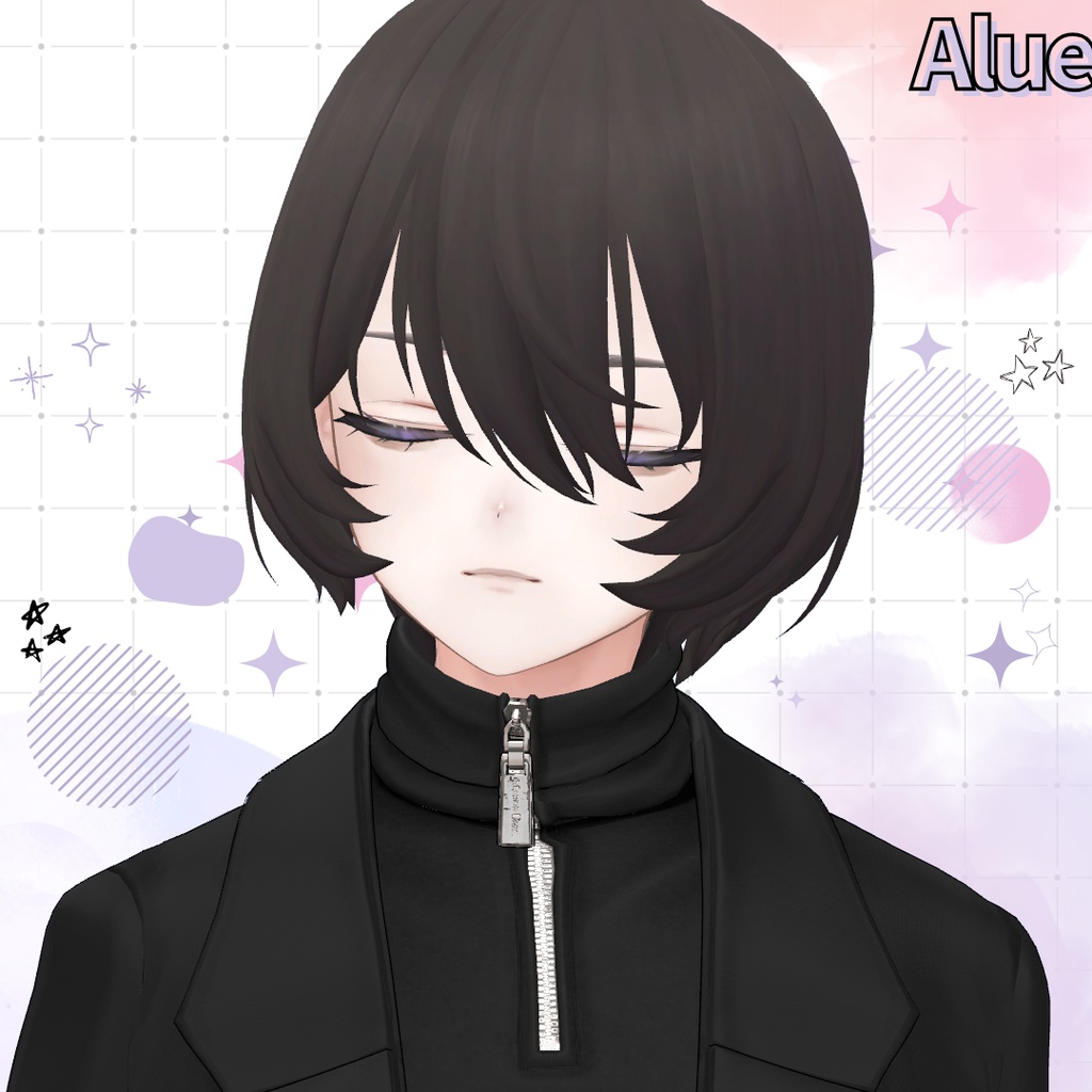 ☆08/15まで半額SALE☆【19アバター対応】hair 04【VRchat】