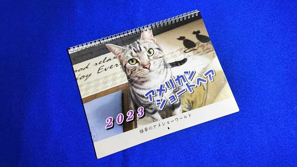 23年 壁掛け猫カレンダー 姫華のアメショーワールド 姫華のアメショーワールド Booth