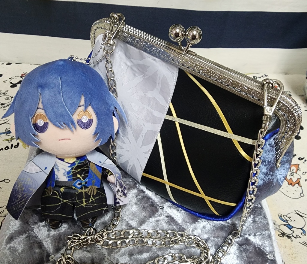 【非公式】叶イメージ がま口バッグ