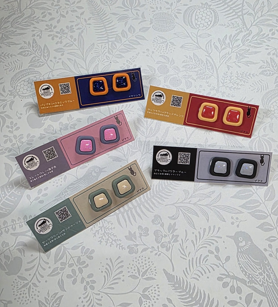 【Original】ココロドロップスイヤリング 選べる5色展開