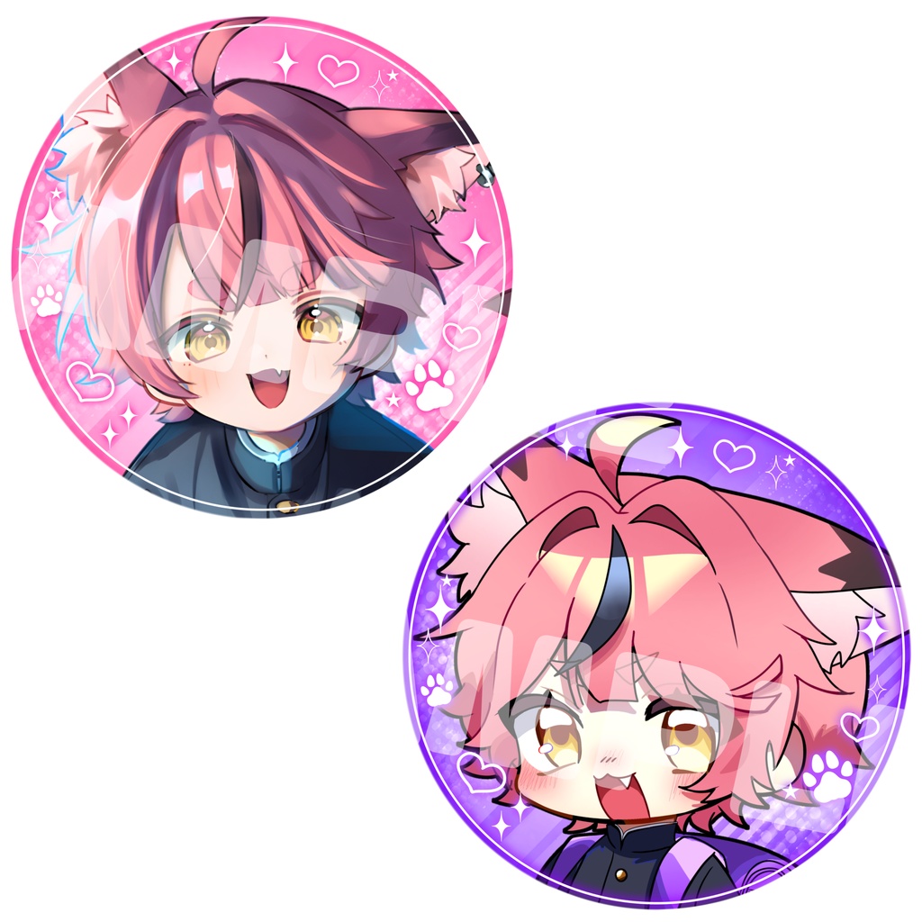 【なぅた生誕祭グッズ】缶バッジセット売り