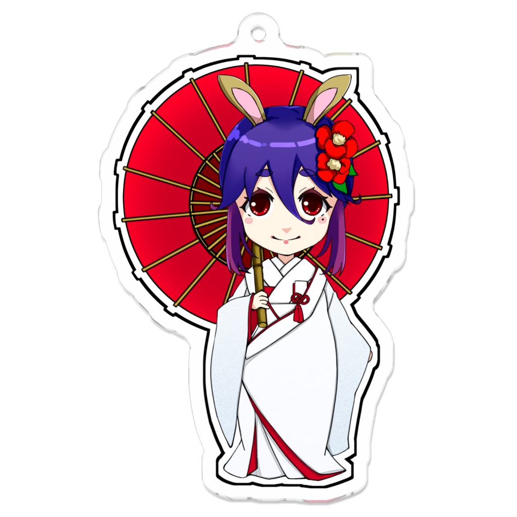 【白無垢お姉さん】二周年記念アクリルキーホルダー