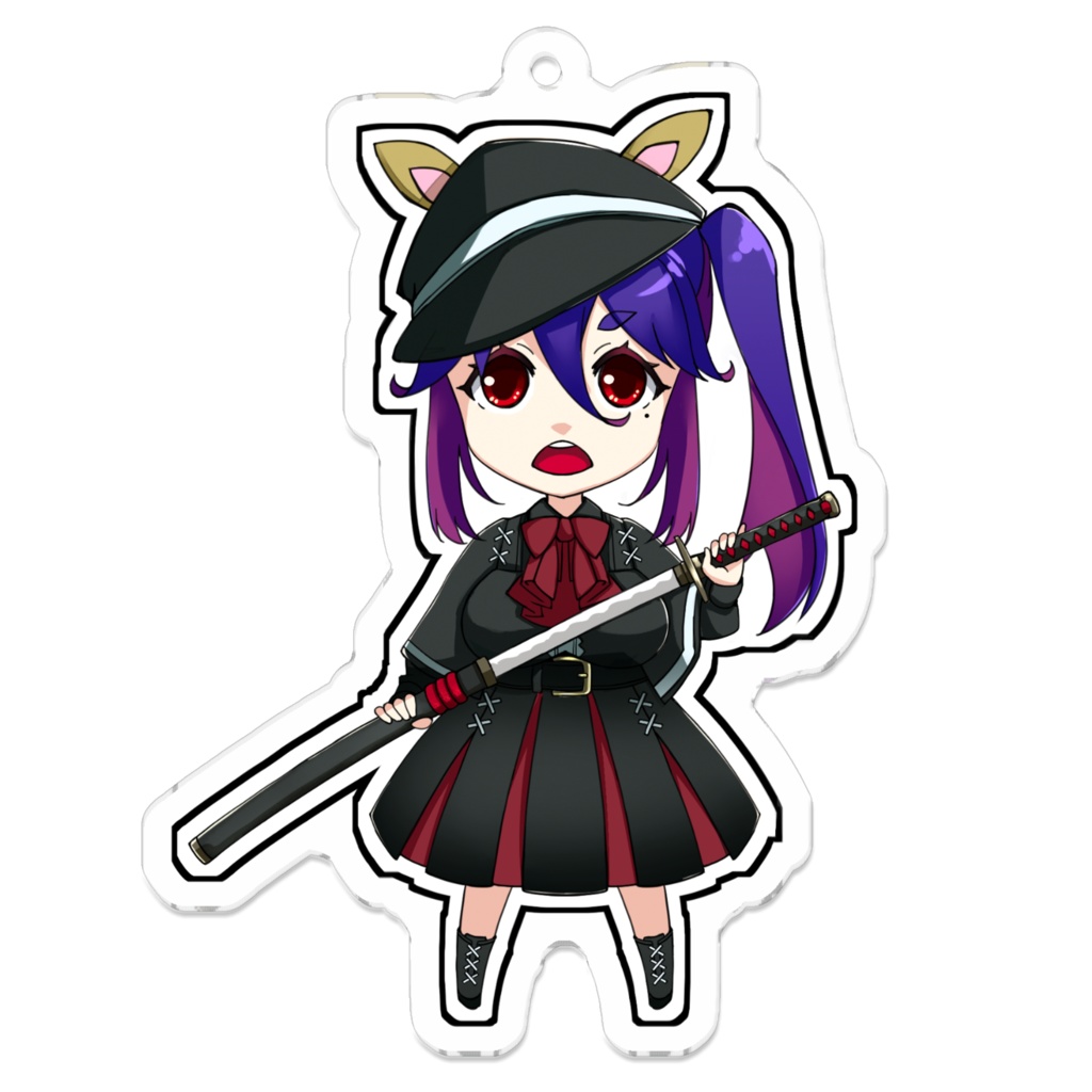 【軍服お姉さん】二周年記念アクリルキーホルダー