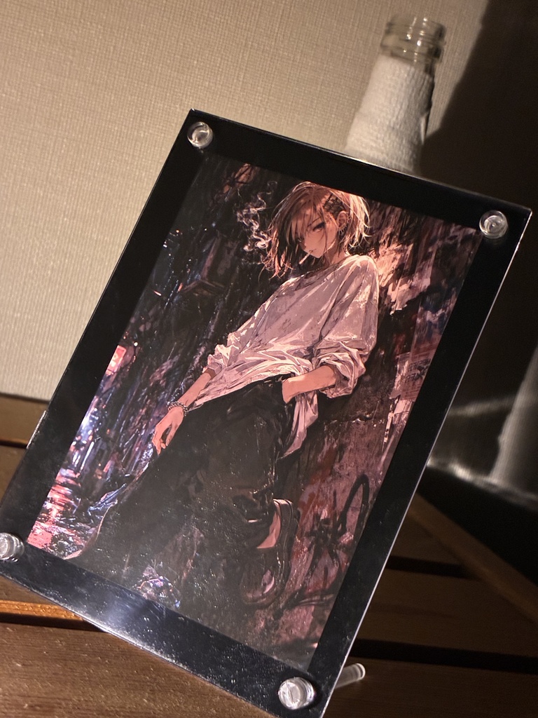 【限定1点】AI Art Frame Series - "Decadence" & "Fragility"(額装済み2枚セット・退廃と脆弱)