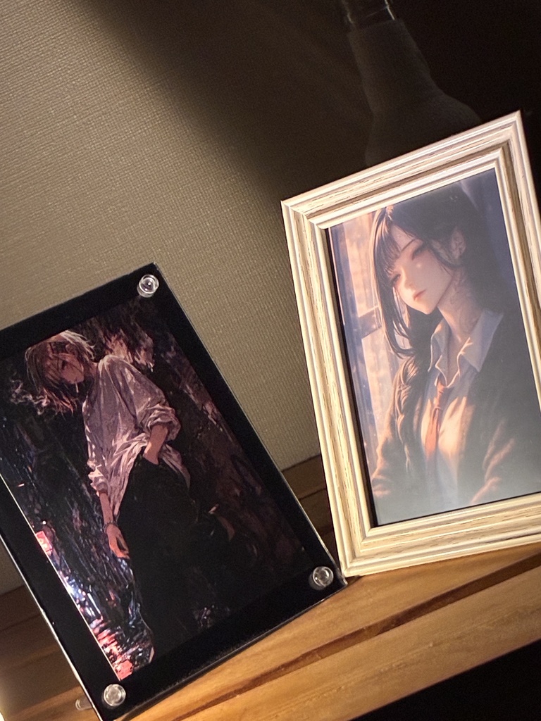 【限定1点】AI Art Frame Series - "Decadence" & "Fragility"（額装済み2枚セット・退廃と脆弱）