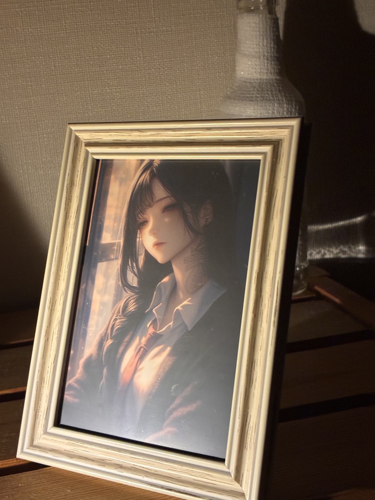 【限定1点】AI Art Frame Series - "Decadence" & "Fragility"(額装済み2枚セット・退廃と脆弱)