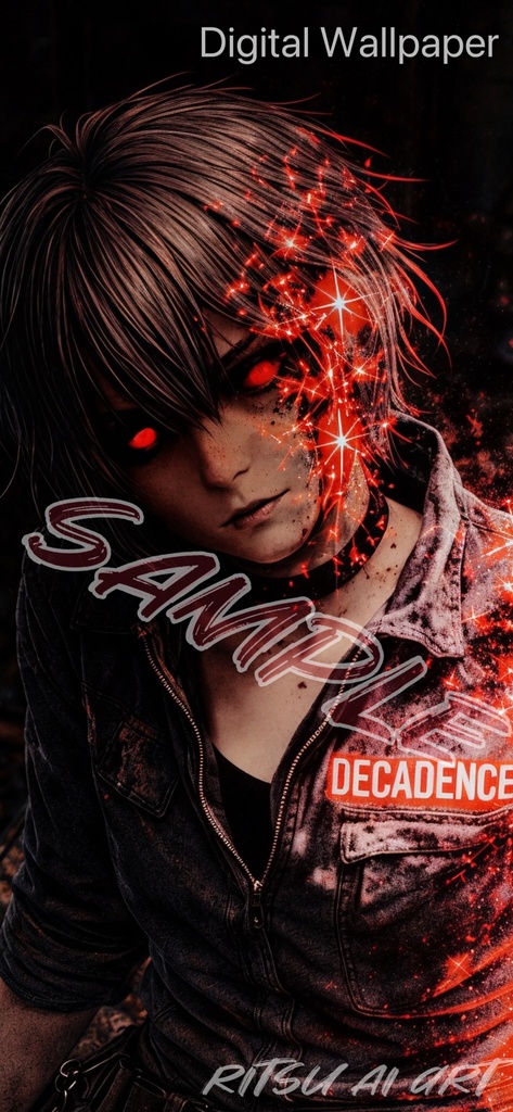 Red Decadence - High-Resolution Digital Wallpaper