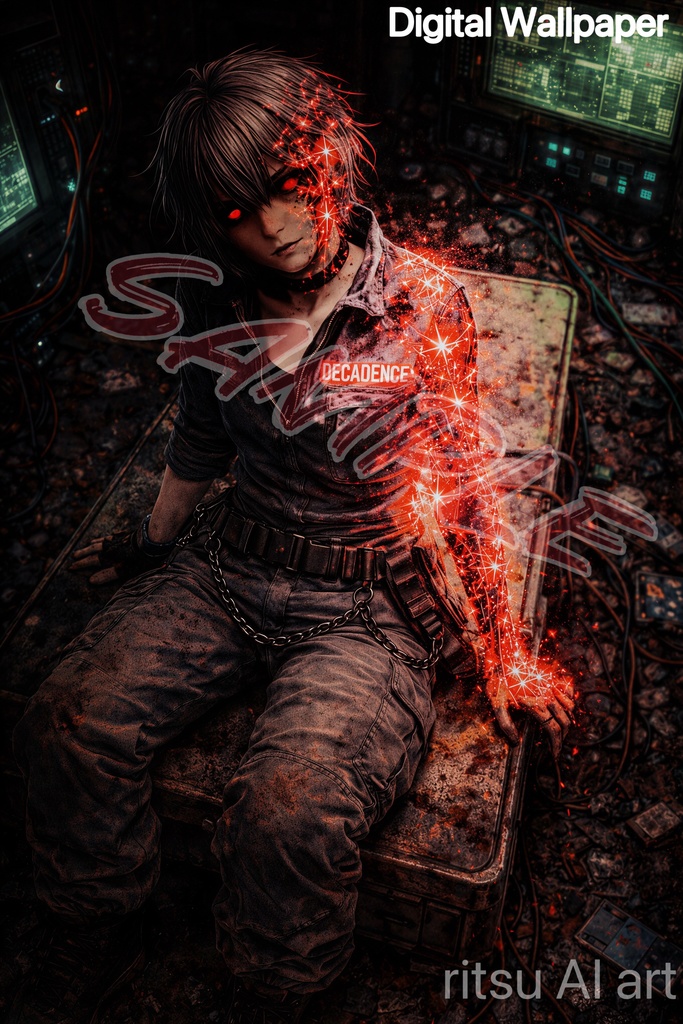 Red Decadence - High-Resolution Digital Wallpaper