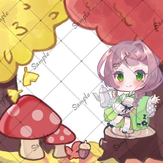 紅葉のアイコンリング