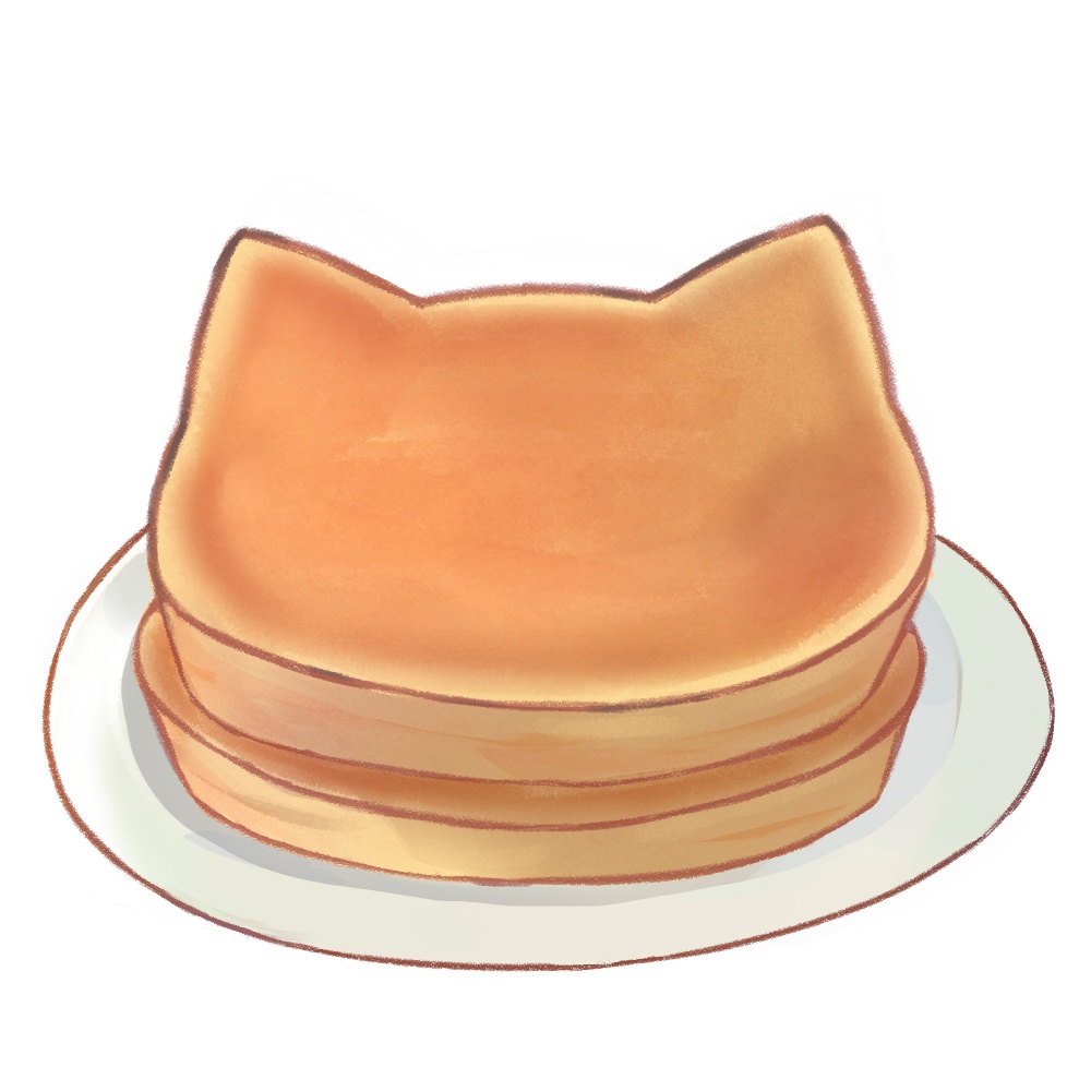 猫ちゃんのパンケーキ