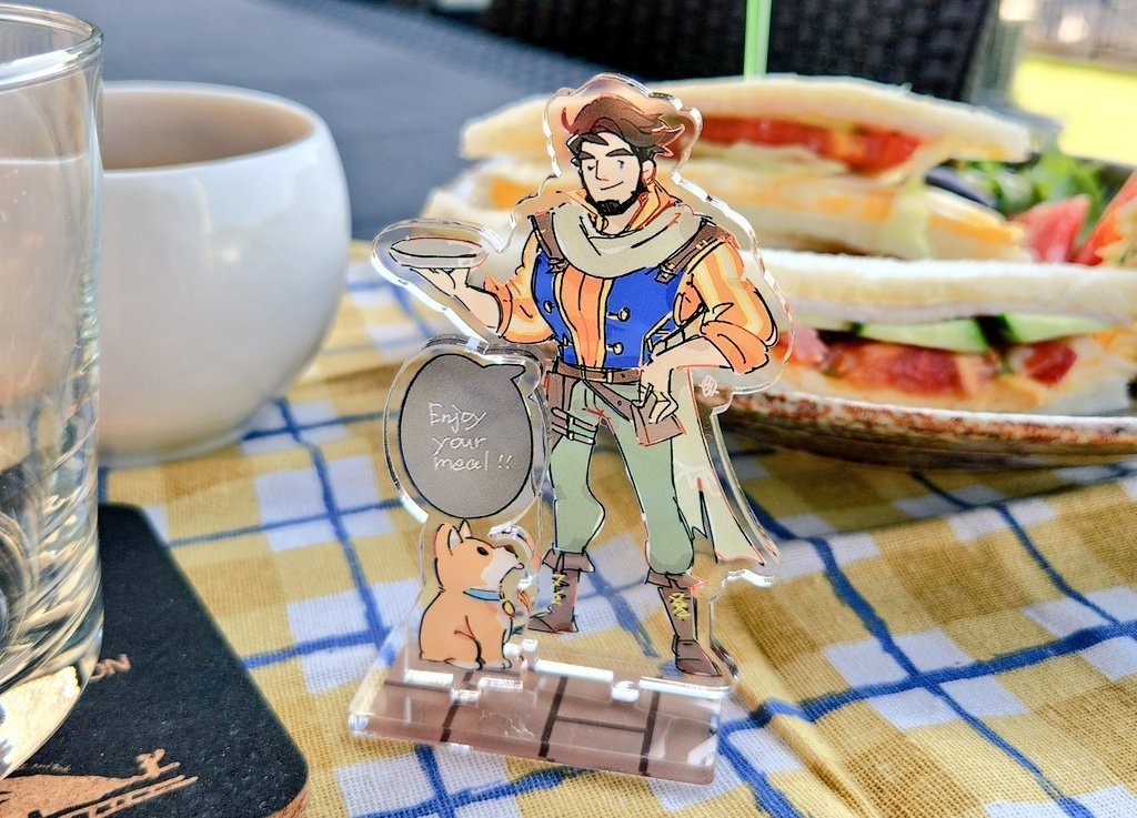 オーウェンさんとごはんアクリルスタンド
