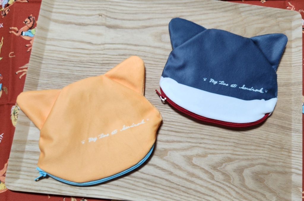 ニモとキャプテンのお顔ポーチ