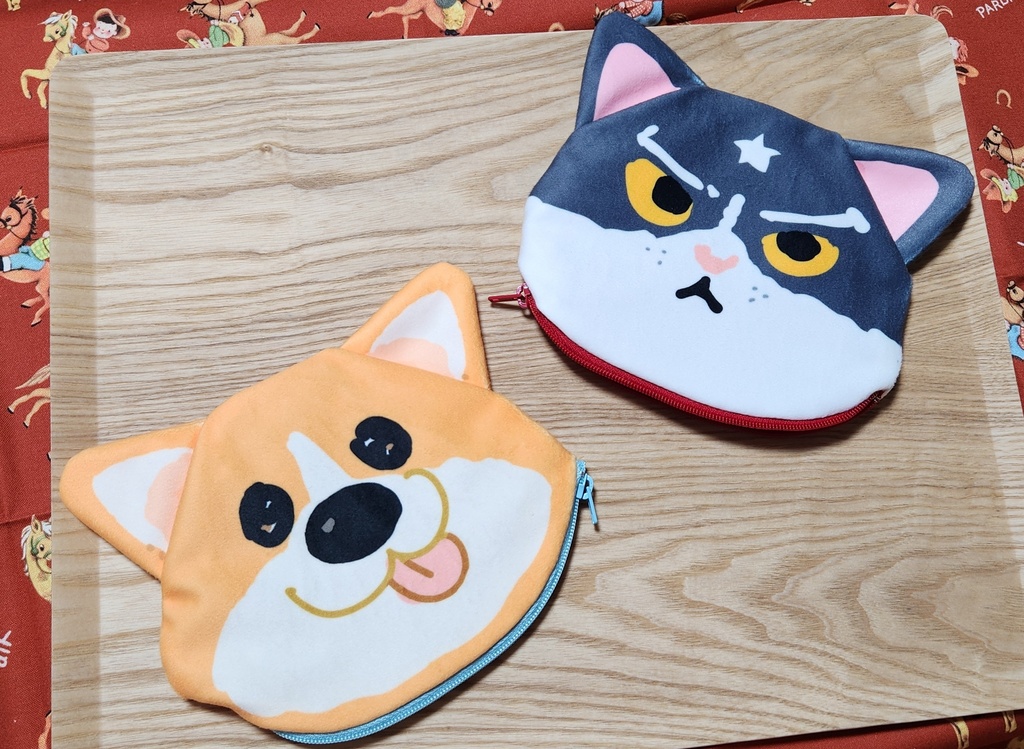 ニモとキャプテンのお顔ポーチ