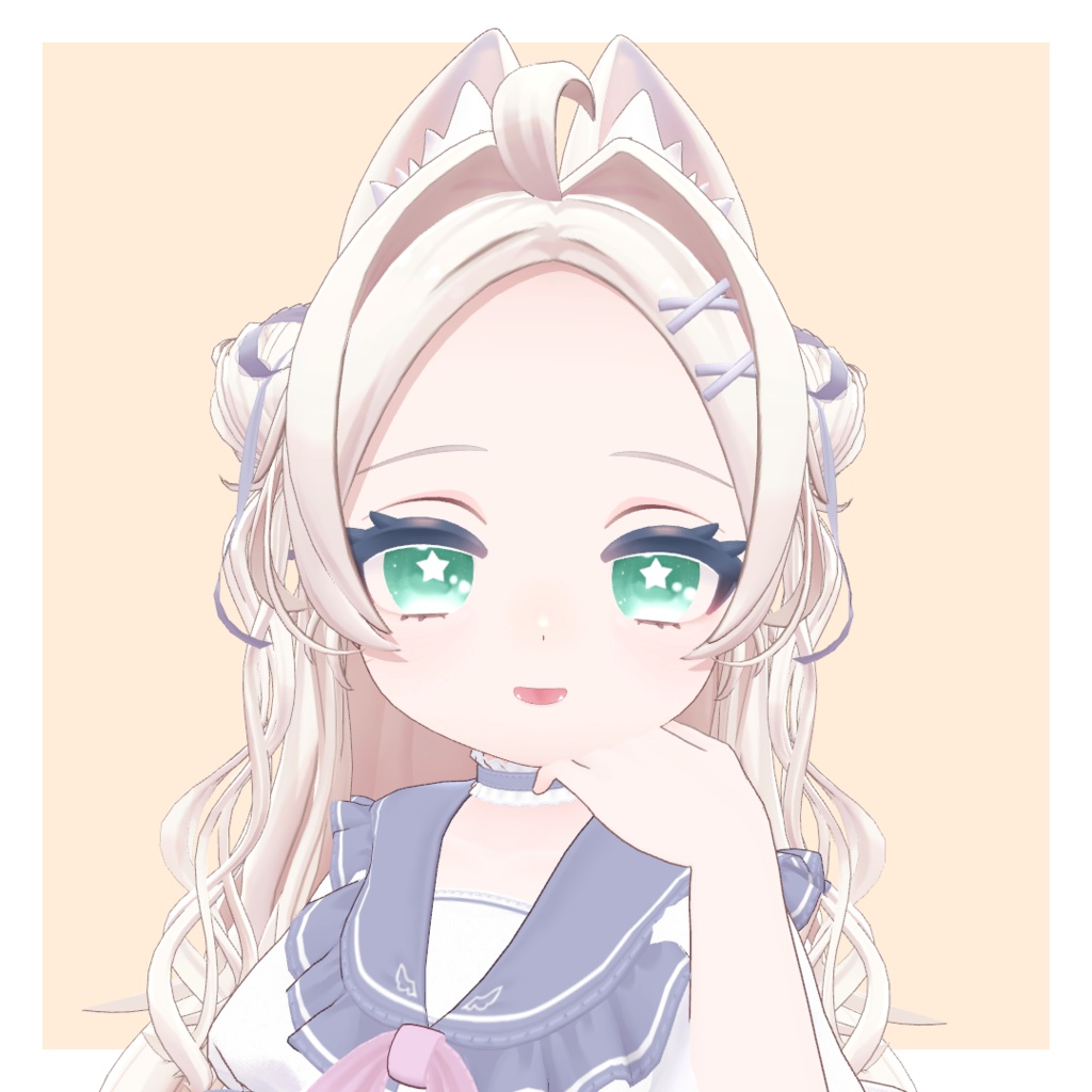 【無料】【Powari専用】星空 Eye Texture&眉毛とまつ毛の色変えマスク