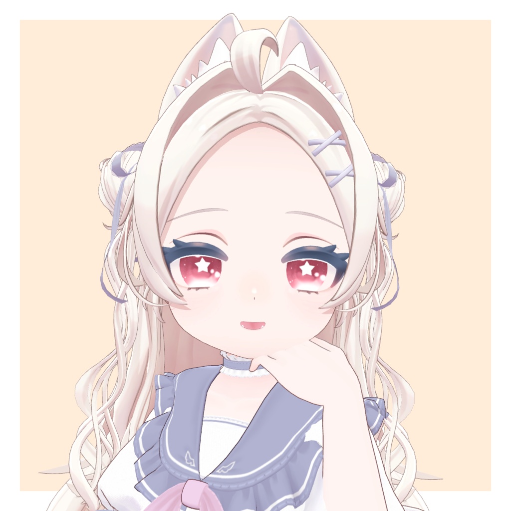 【無料】【Powari専用】星空 Eye Texture&眉毛とまつ毛の色変えマスク