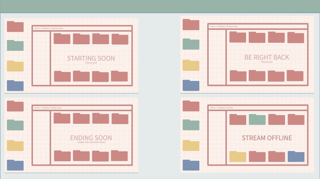 1 Folder Stream Overlay Pack