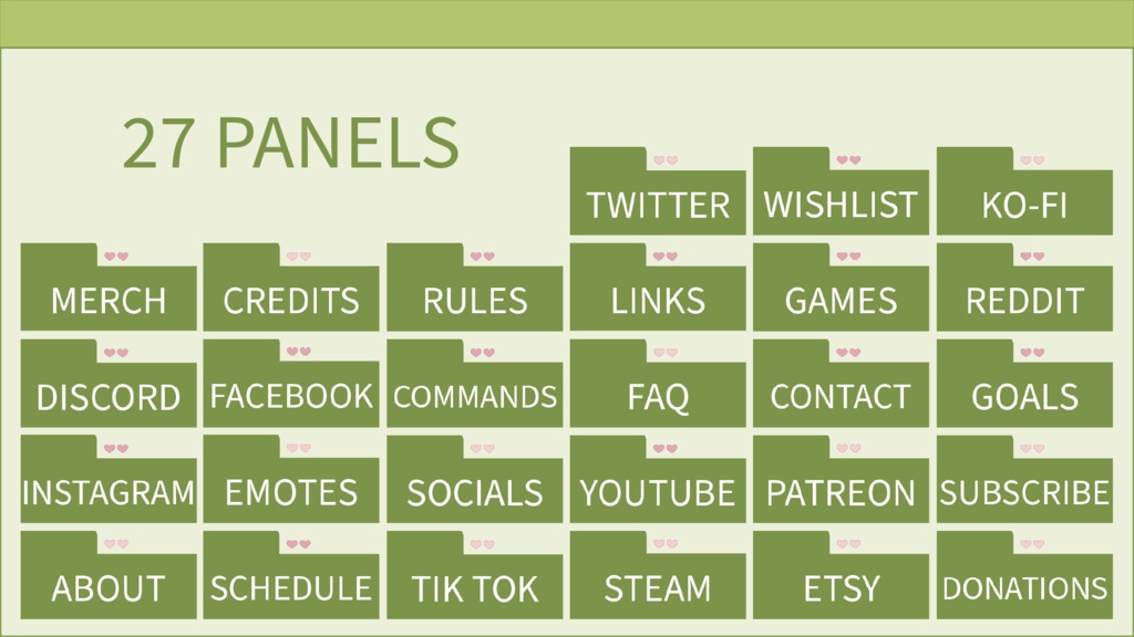 3 Foler Stream Overlay Pack