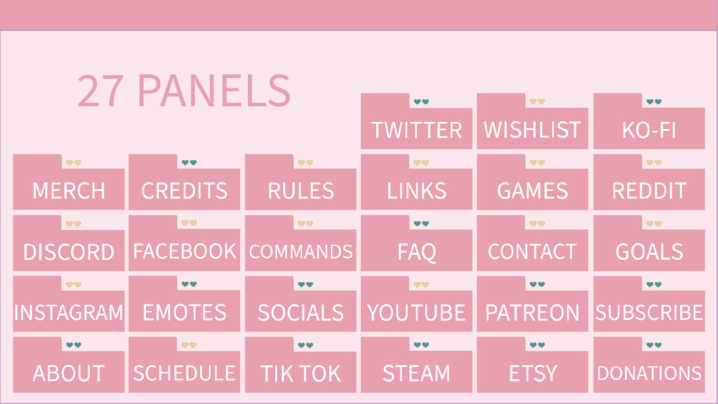 4 Folder Stream Overlay Pack