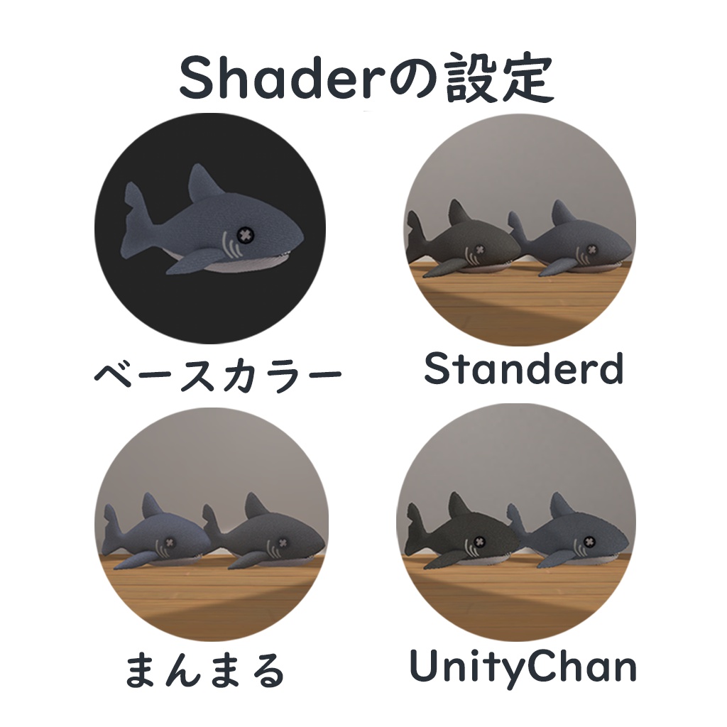 サメのぬいぐるみ 3Dモデル