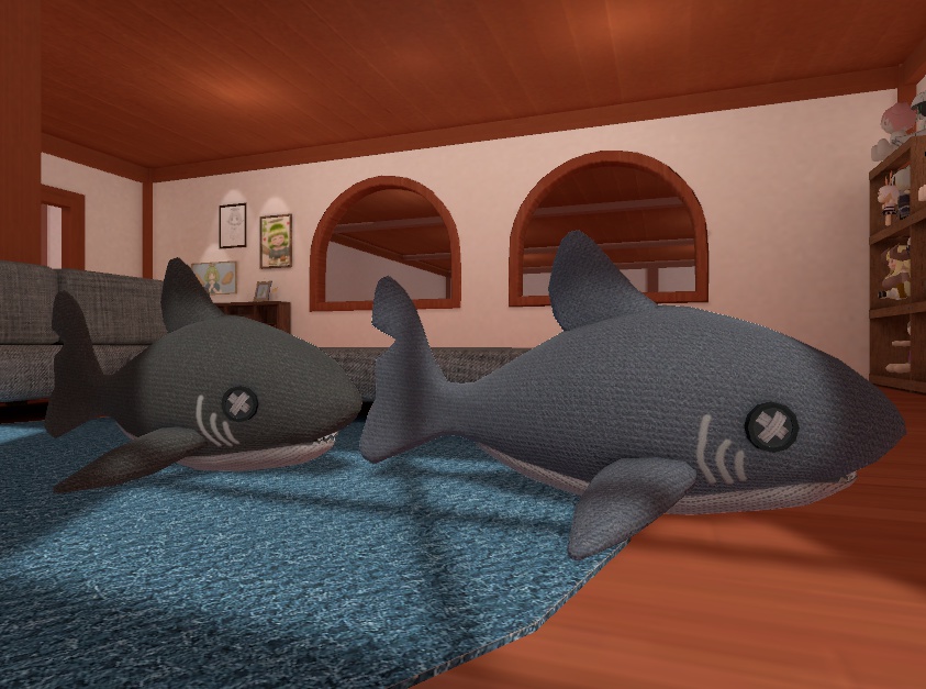 サメのぬいぐるみ 3Dモデル