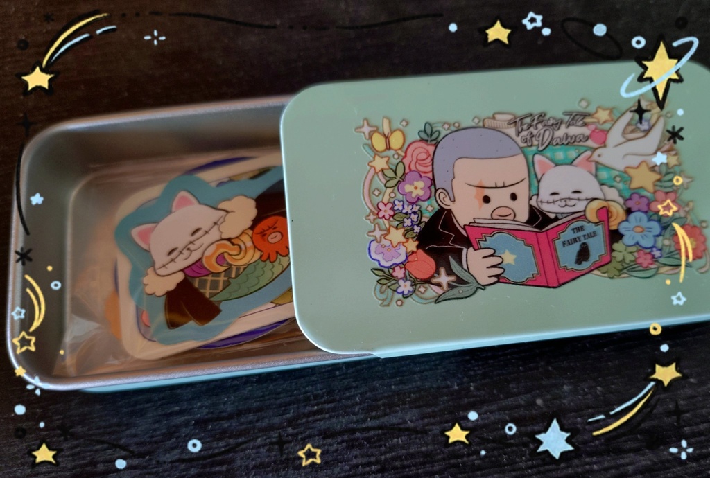 ダズとボスにゃのメルヘンメンタム缶