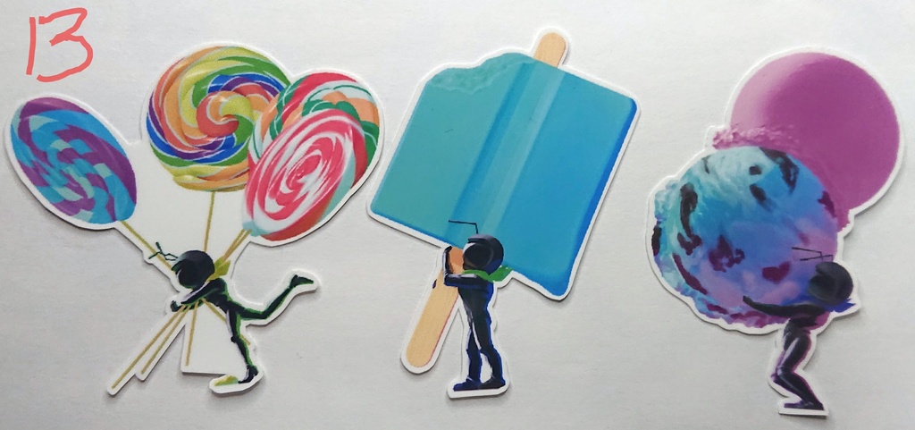 「戦利品」ありさんおやつ運び隊 ステッカーセット