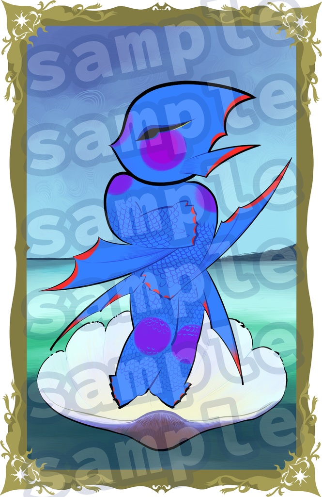 異形誕生絵画シリーズ ミニアクリルスタンド